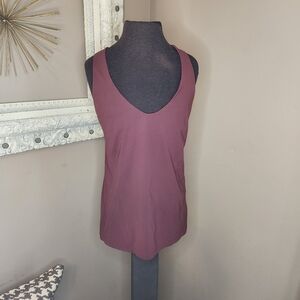 Burgundy Women's Lululemon Activewear Tank Size 6